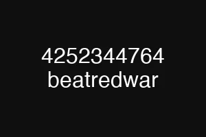 4252344764 beatredwar